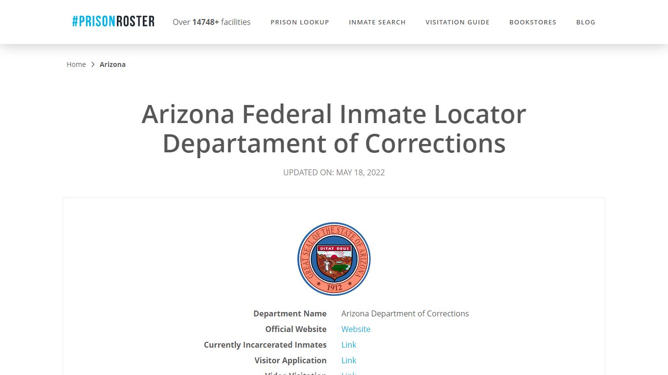 Arizona Federal Inmate Search - Prisonroster