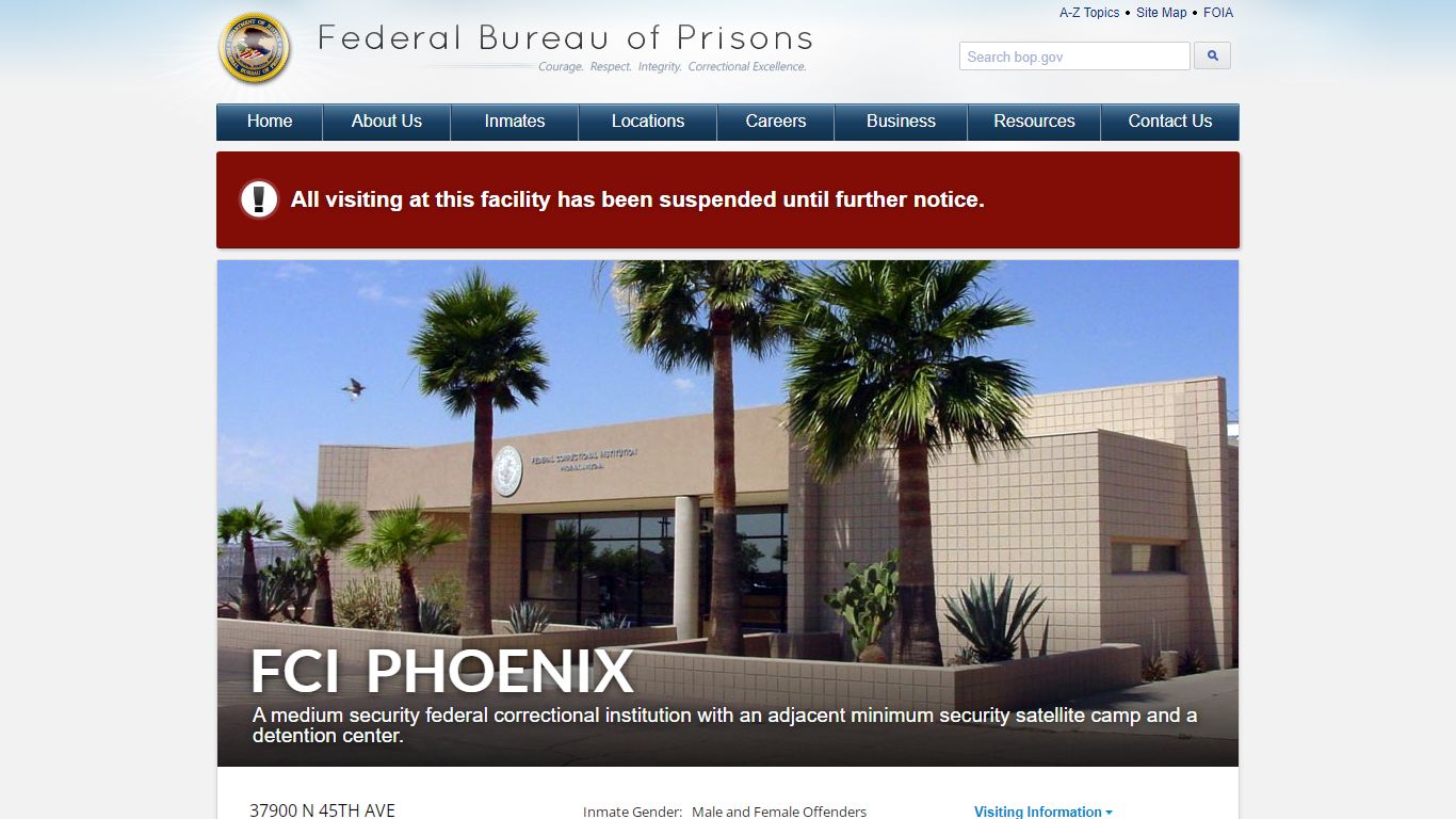 FCI Phoenix - Federal Bureau of Prisons